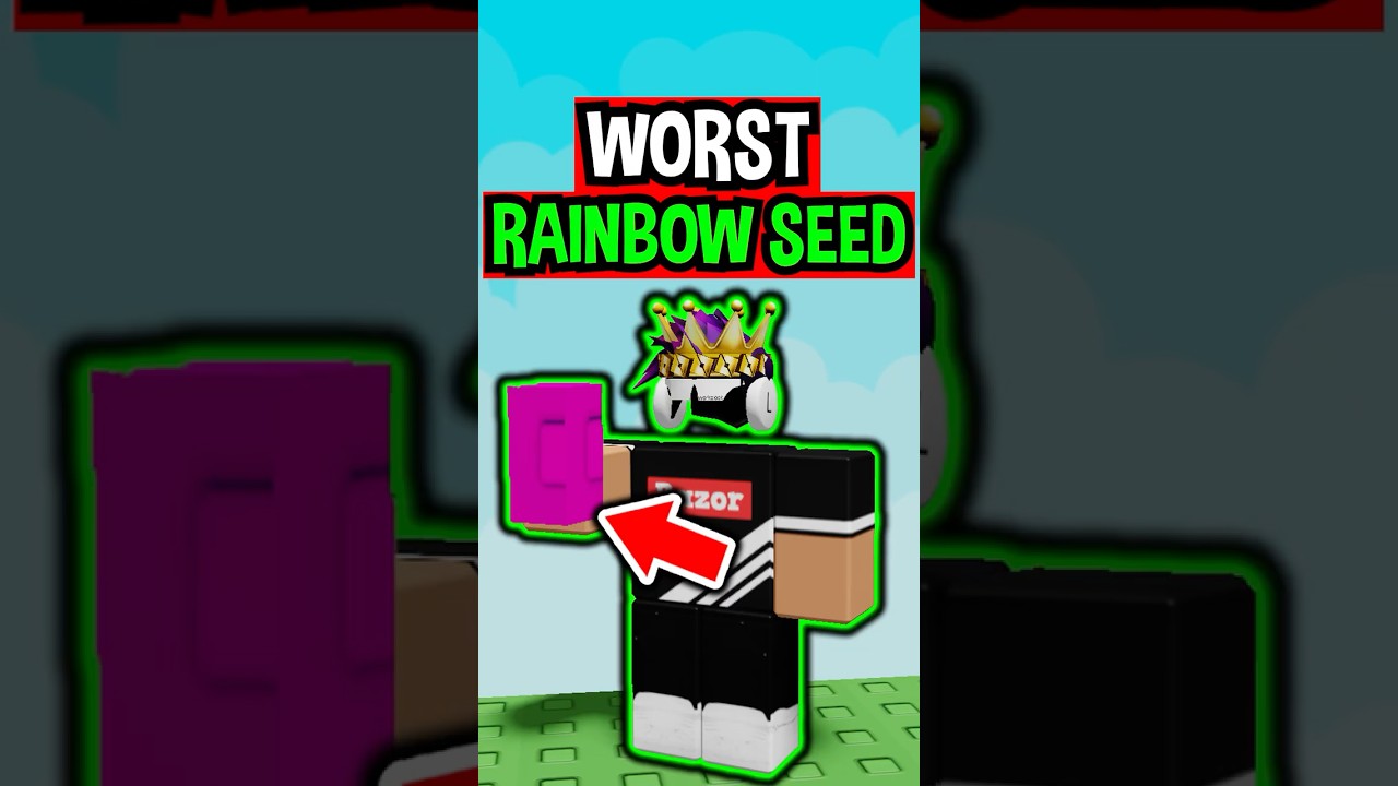 WORST RAINBOW SEED in Roblox Grow a Garden..