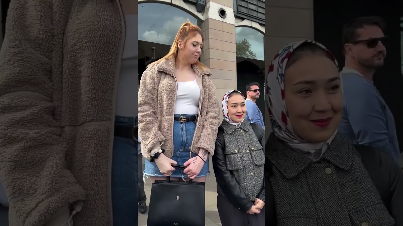 Would you ask me for a photo…?🥺 #ginger #tallgirl #redhead #london #tallwomen #7ft #shortking