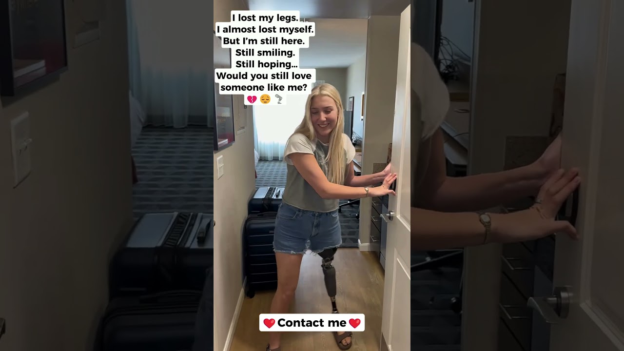 Would you still love someone like me? 💔 #disabledwoman #confidence #lonelygirl