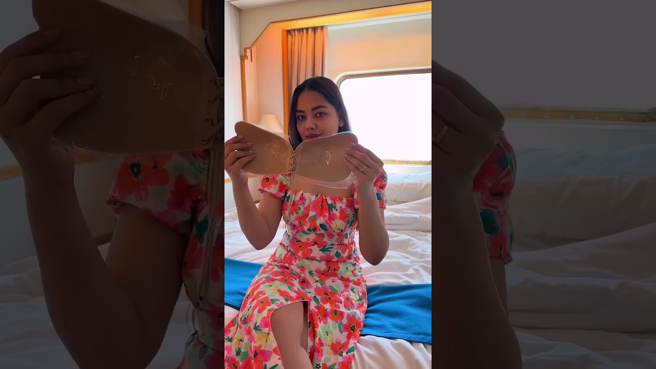 Would you try ? 😘 #bra #adhesivebra #stickonbra #shorts #fashionhacks #fashiontips