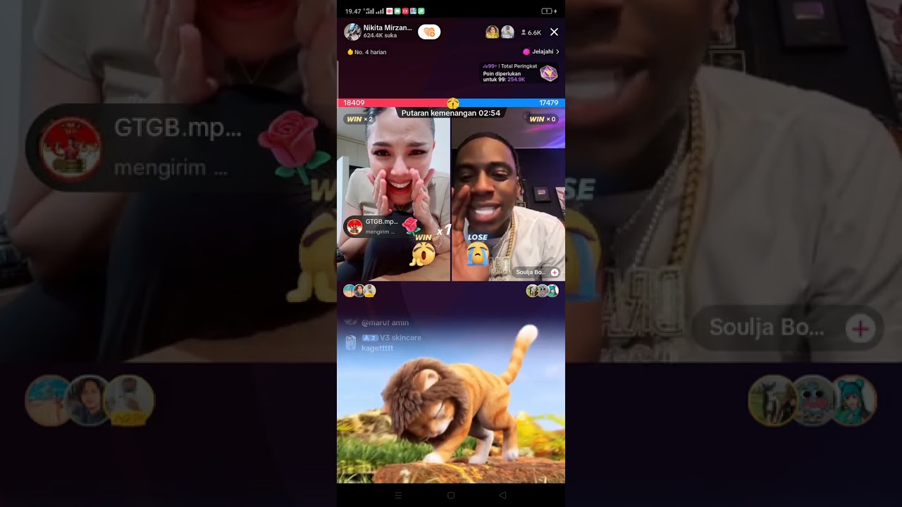wow live tiktok Nikita Mirzani & Soulja boy#tiktok #suka #fypシ #teg #filter