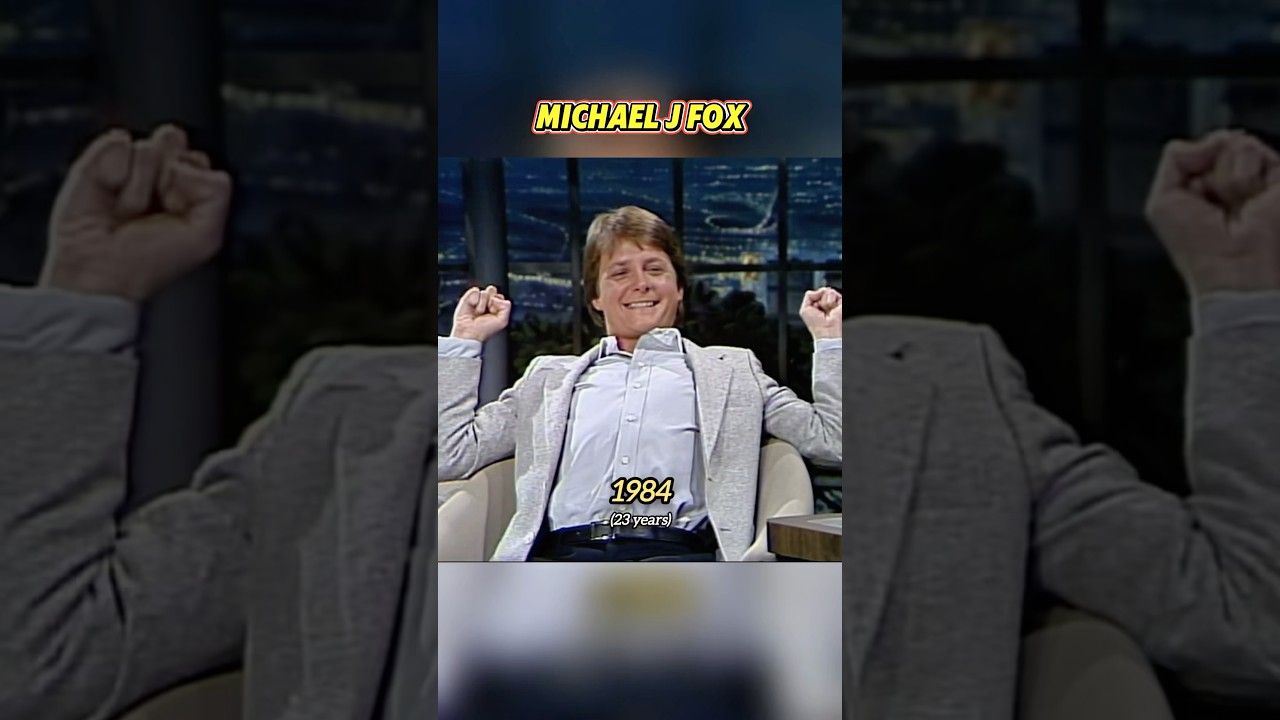 WOW! Michael J Fox through the years! #backtothefuture #80s #shorts