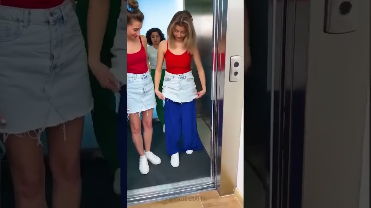 WOW! QUICK TRANSFORMATION OF CLOTHES by 123 GO! SHORTS #funny