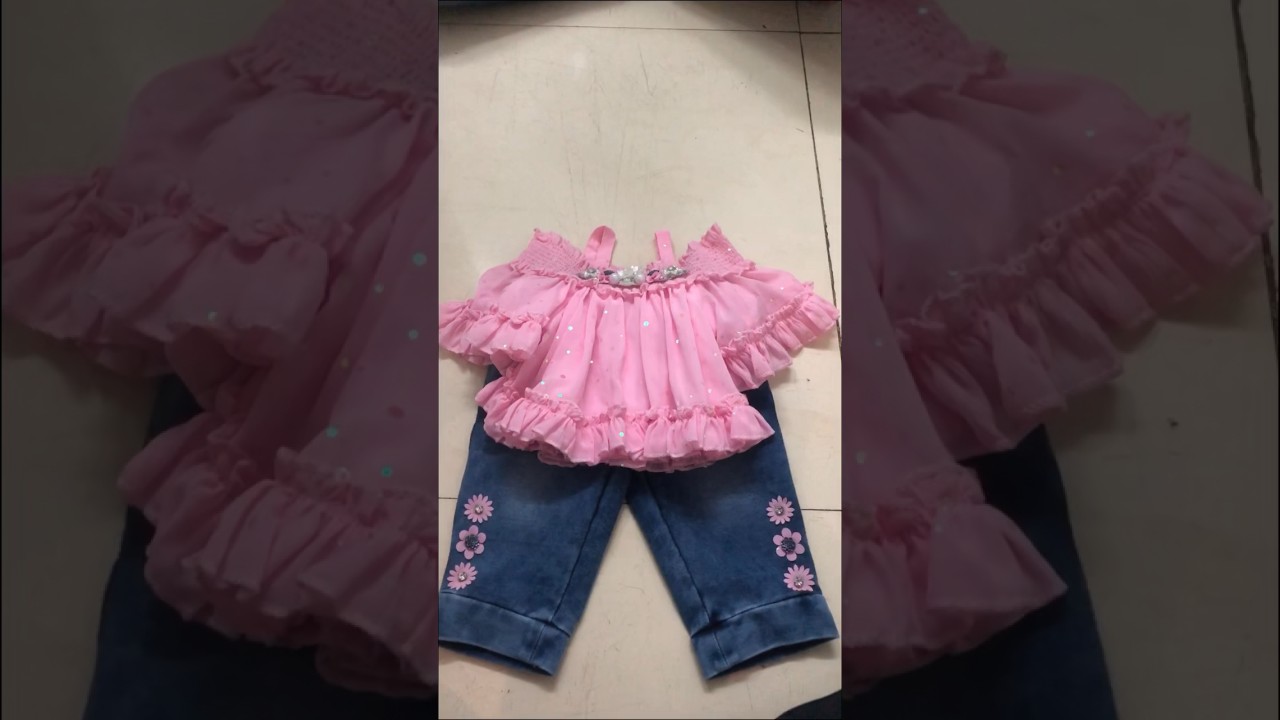 Wow😍 trendy style of kids jeans top wear #trending #fashion @Kidsfashion07