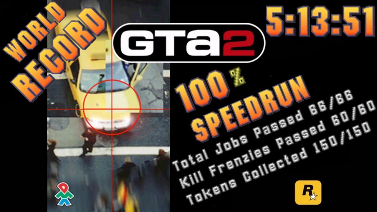 [WR] GTA 2  - 100% Speedrun (5:13:51)