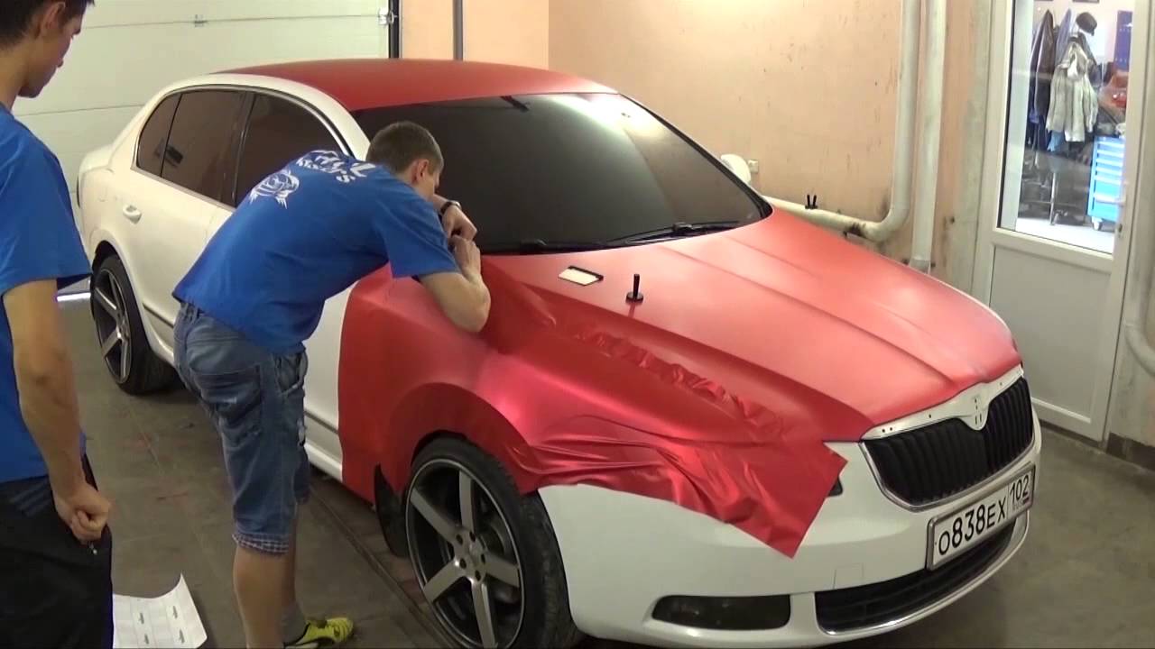 Wrap Job TeckWrap Red Matte Metallic Full Wrap by Vinil Masters Russia