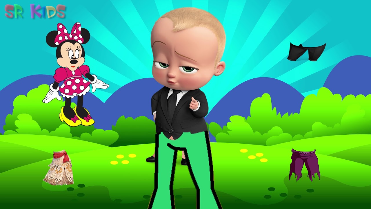 Wrong Dress Boss Baby Hulk Teen Titans Go Moana Finger Family Song And Learn Colors for Kids
