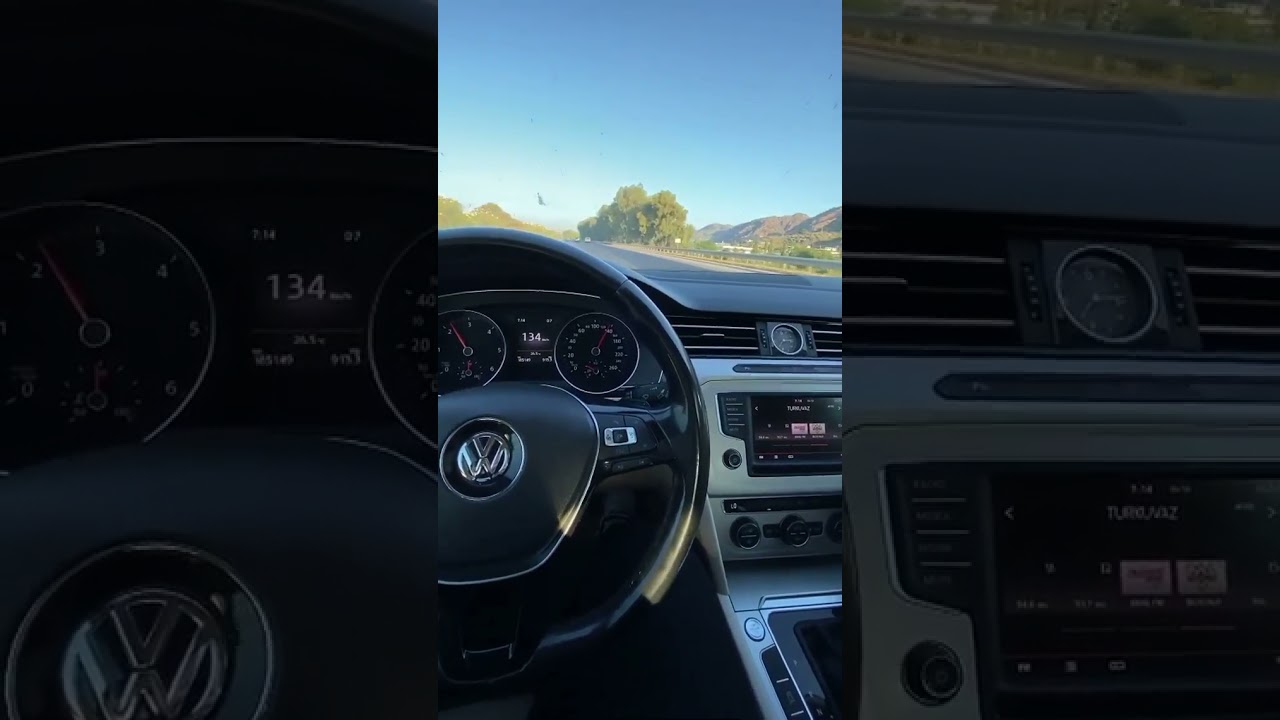 Wv Passat gündüz uzun yol snap