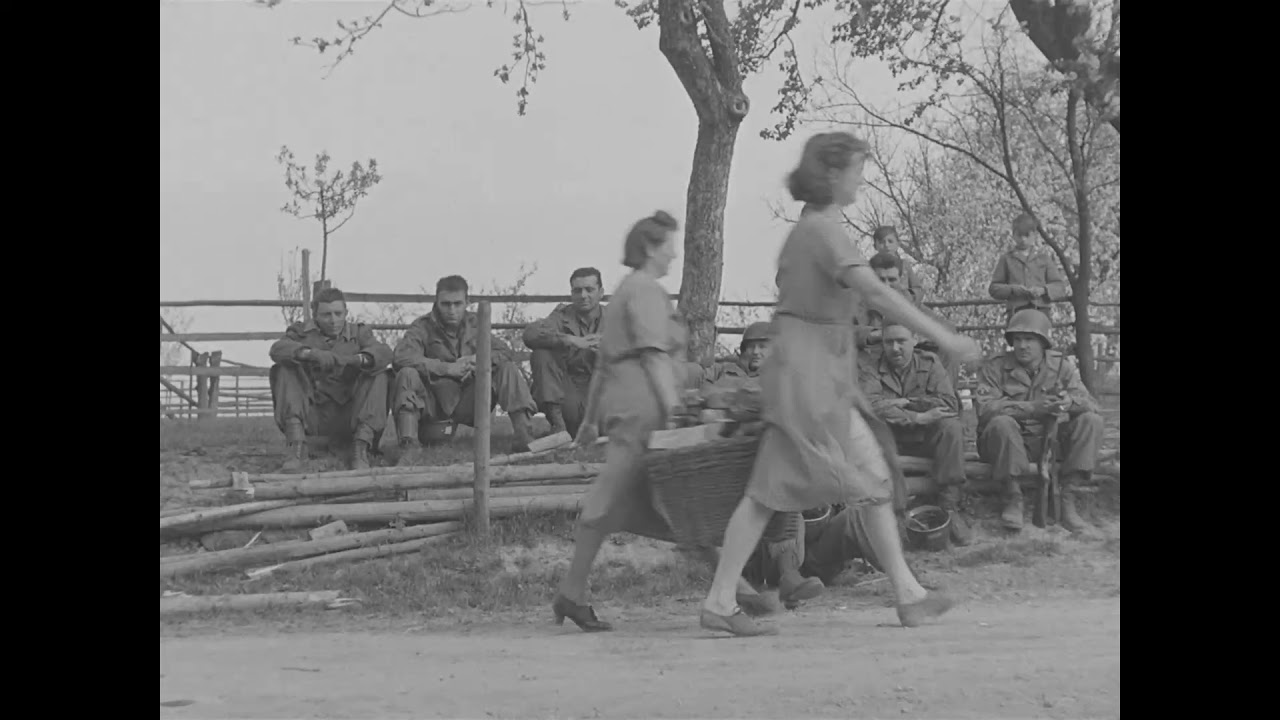 WW2: 101st Airborne Division in Heidelberg and Merchingen, Germany (April 21, 1945)