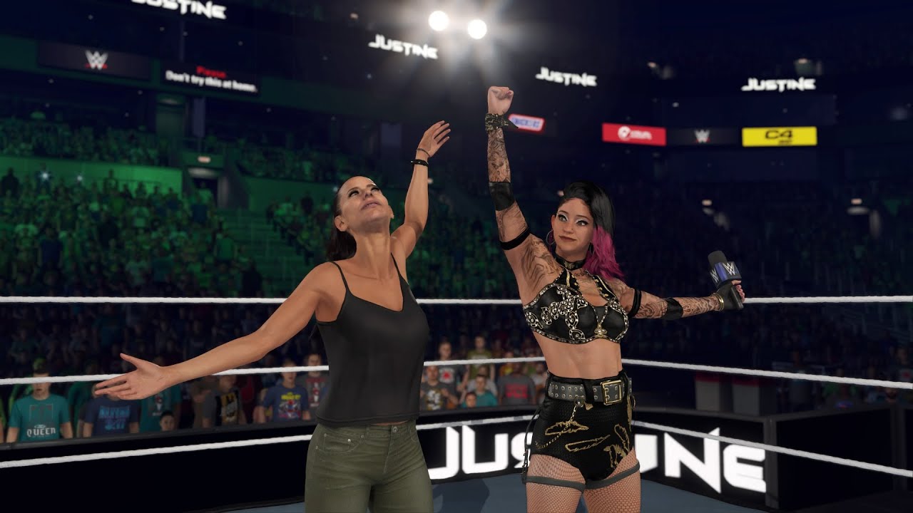 WWE 2K23 MYRISE CC CREATION CAW WOMAN DIVA PLAY