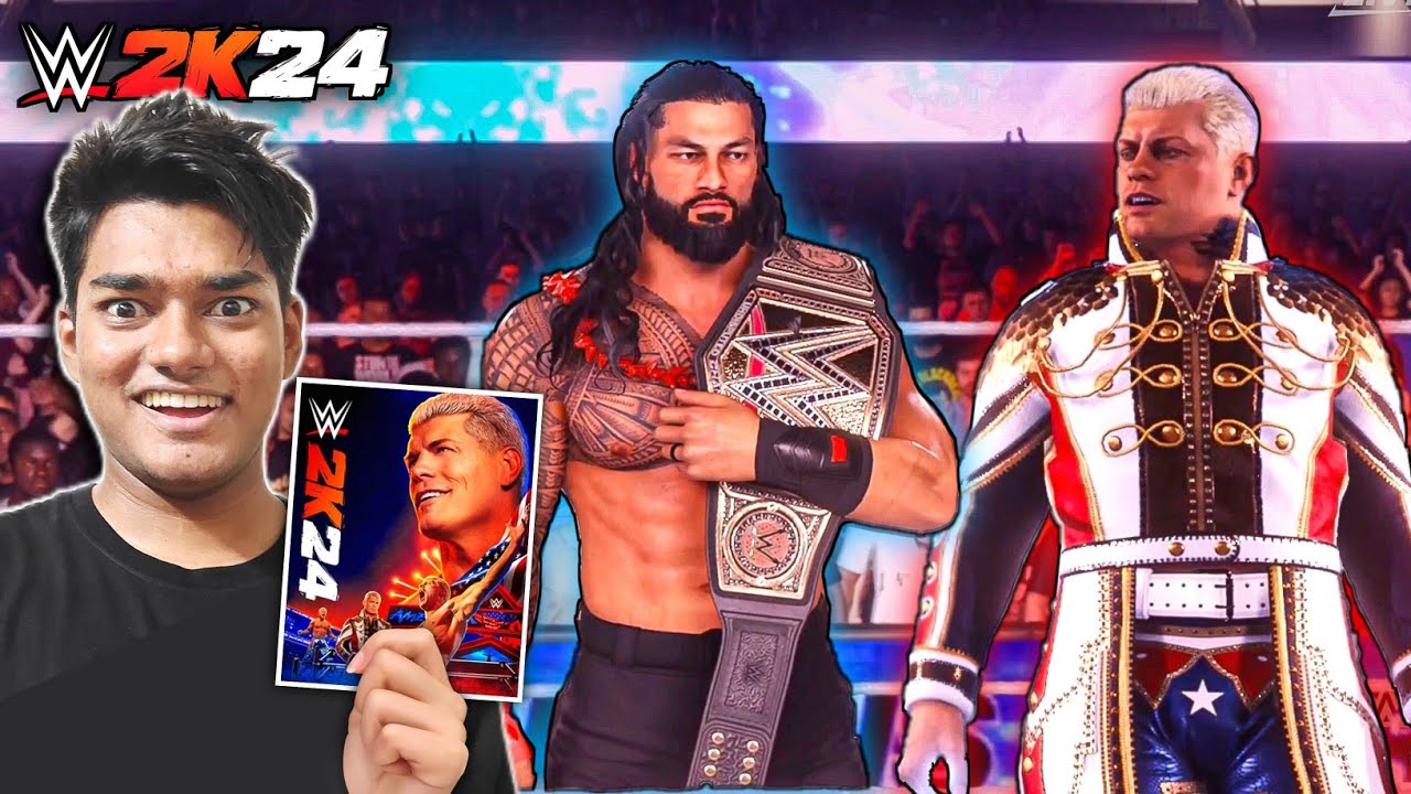WWE 2K24 MY FIRST GAMEPLAY!!!🔥