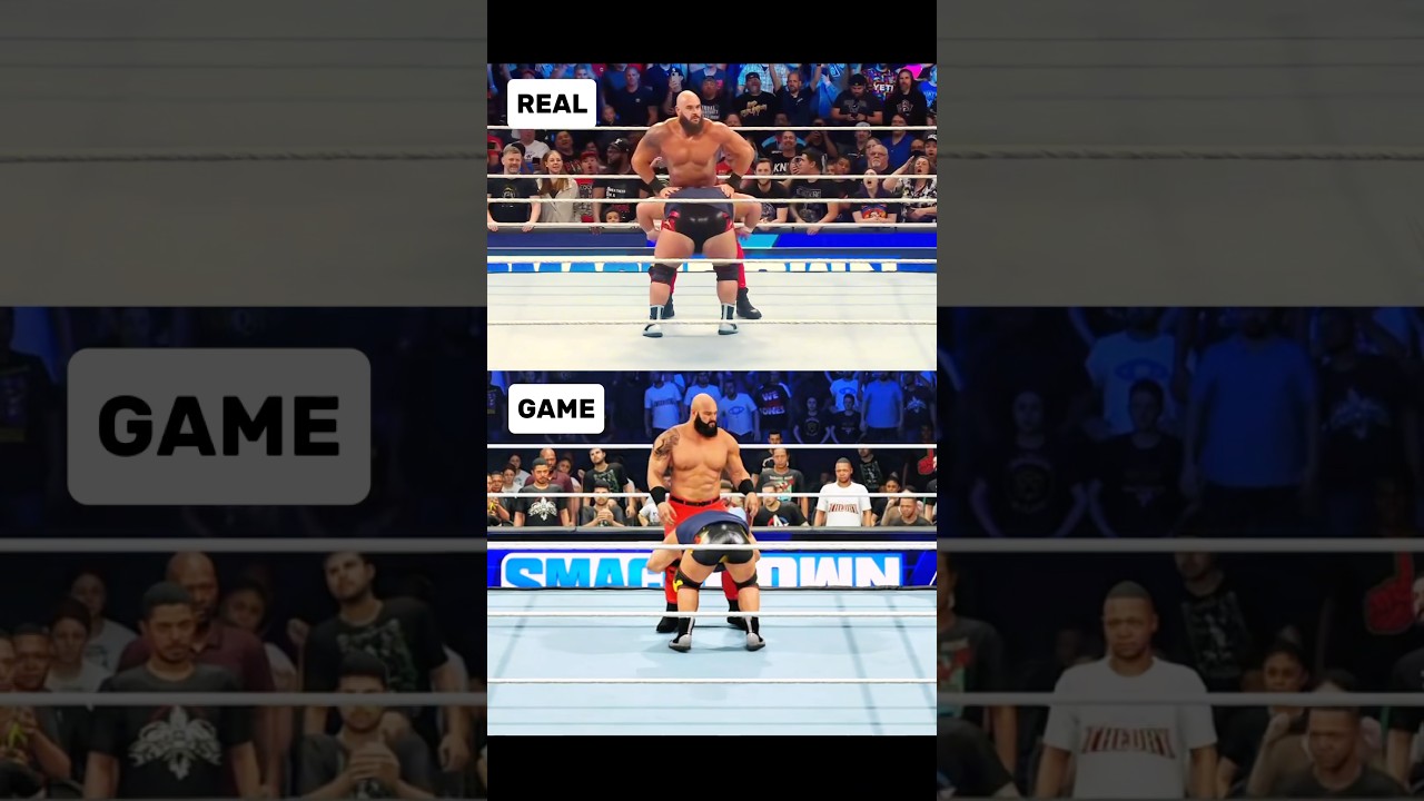 WWE 2K25 REAL VS GAME