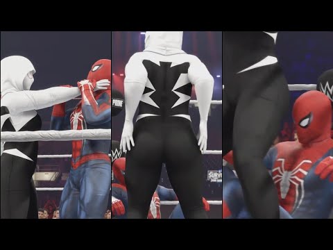 WWE 2K25 (request) #55 stinkface match Spider Gwen vs Spiderman Man