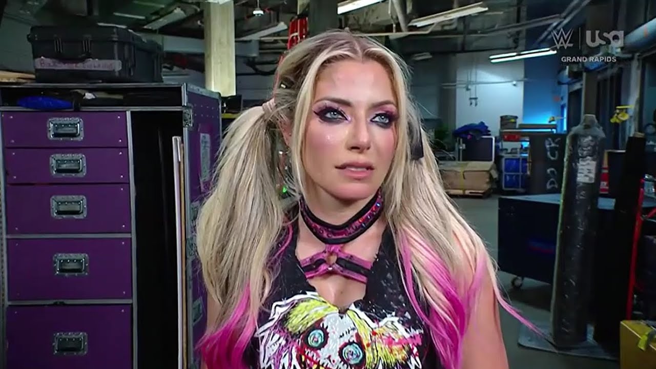 WWE Alexa Bliss, Chelsea Green & Charlotte Flair Backstage 6/20/25