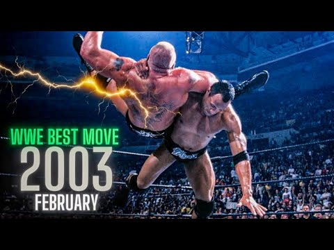 WWE BEST MOVE (2003 FEBRUARY) COMPILATION