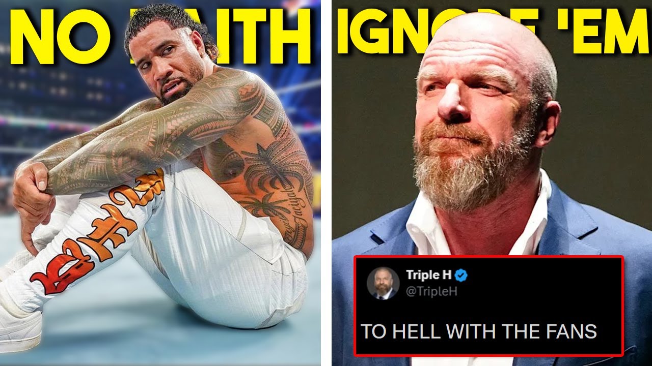 WWE Had ZERO FAITH In Jey Uso...WWE IGNORING Fans...