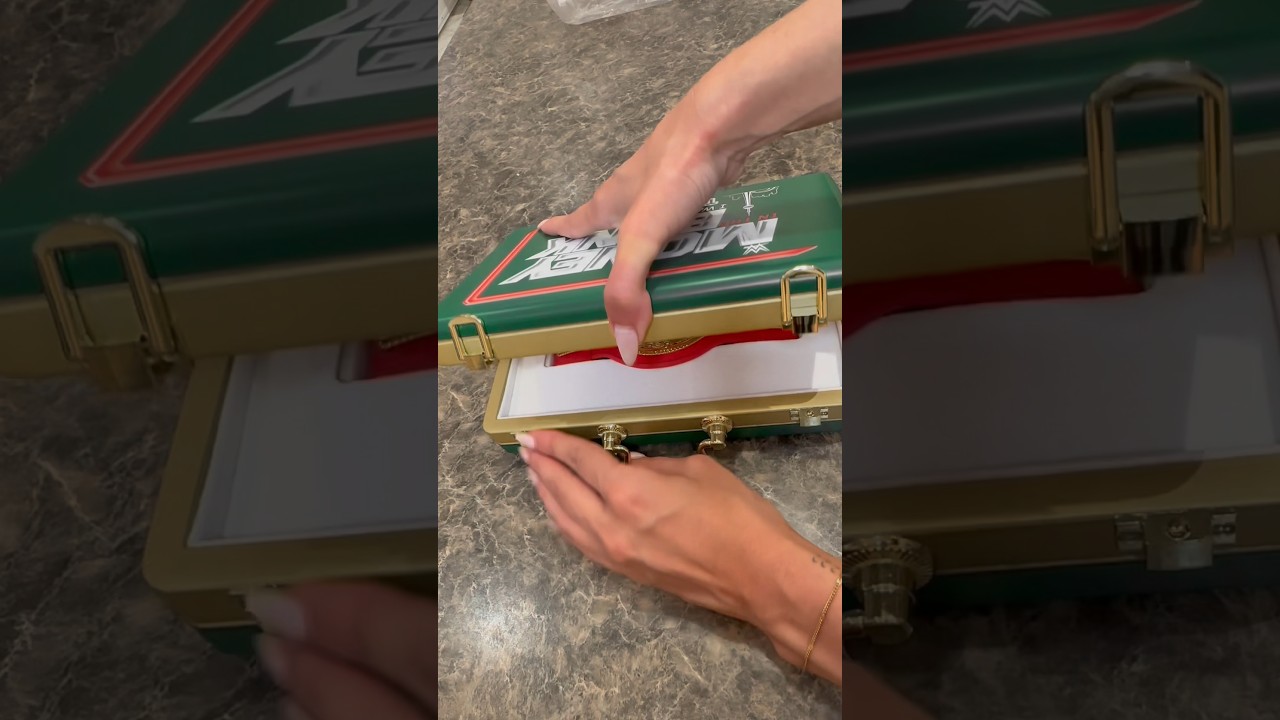 Wwe MITB Mini Belt ✨ #wwe #wrestling #wwemoneyinthebank #unboxing #wweevent #wwebelt #wwefan
