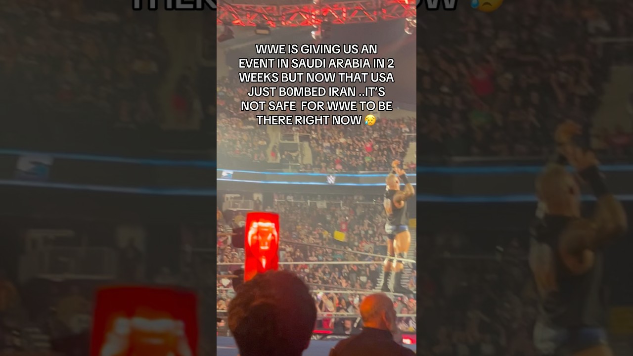 🫣WWE needs to cancel this show in Saudi Arabia asap because it aint safe to be there now #wwe #usa