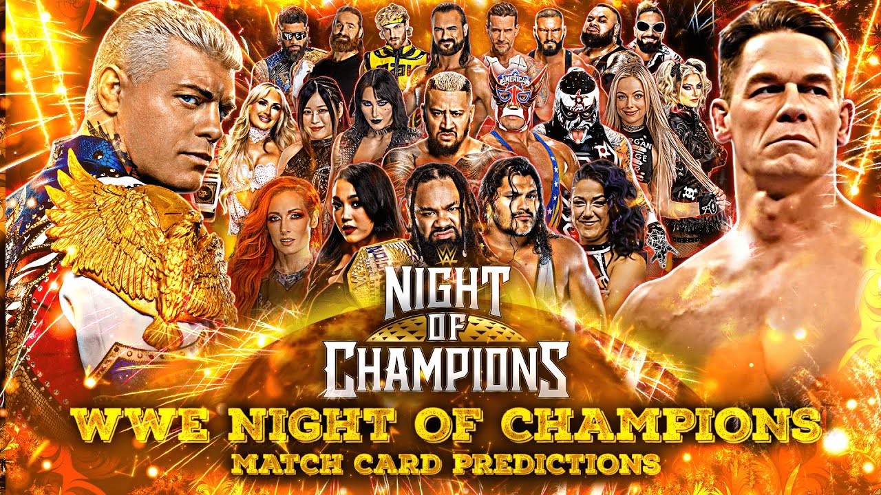 WWE Night of Champions 2025 Match Card Predictions