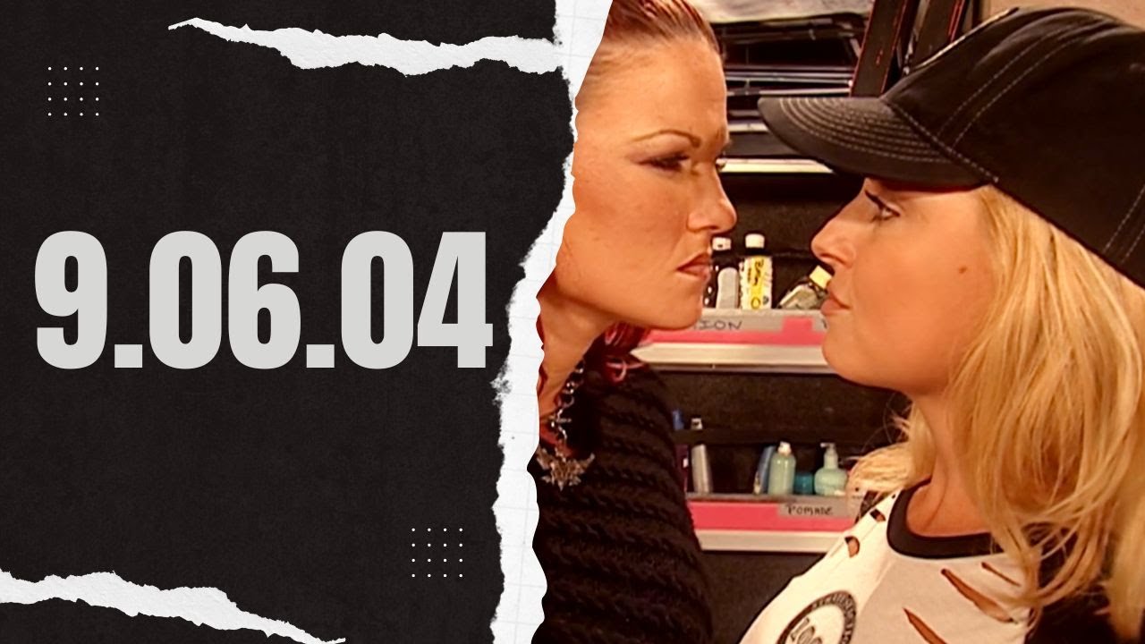 WWE Raw - 09.06.04 - Lita, Trish Stratus, & Nidia Backstage Segment