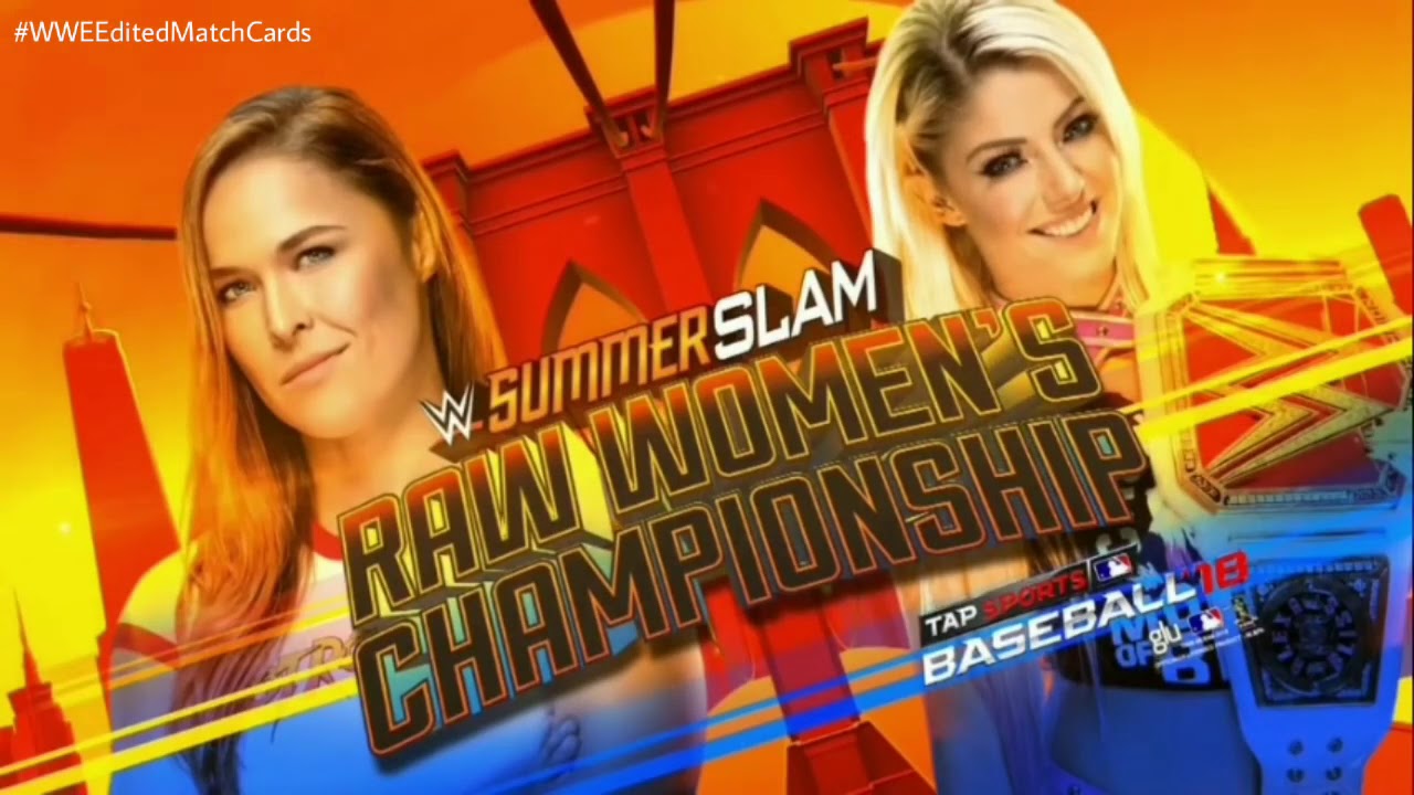 WWE SummerSlam 2018 Official and Full Match Card