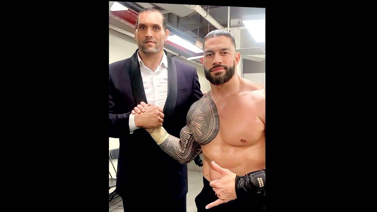 WWE The Great Khali Friend Roman reigns And All Superstar 🔥💯 | #wwe