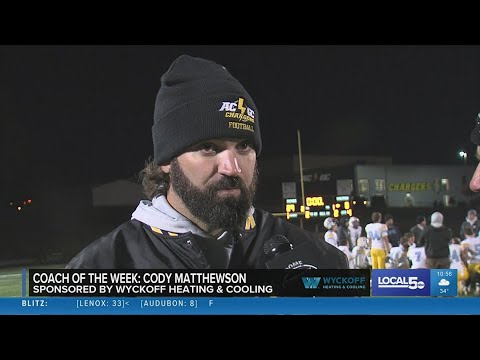 Wyckoff Heating & Cooling Coach of the Week: Cody Matthewson, ACGC