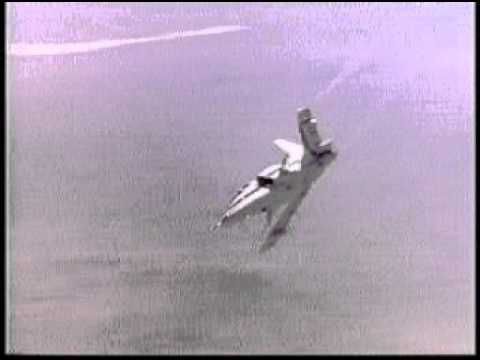 X-29 Performing Inflight Maneuvers