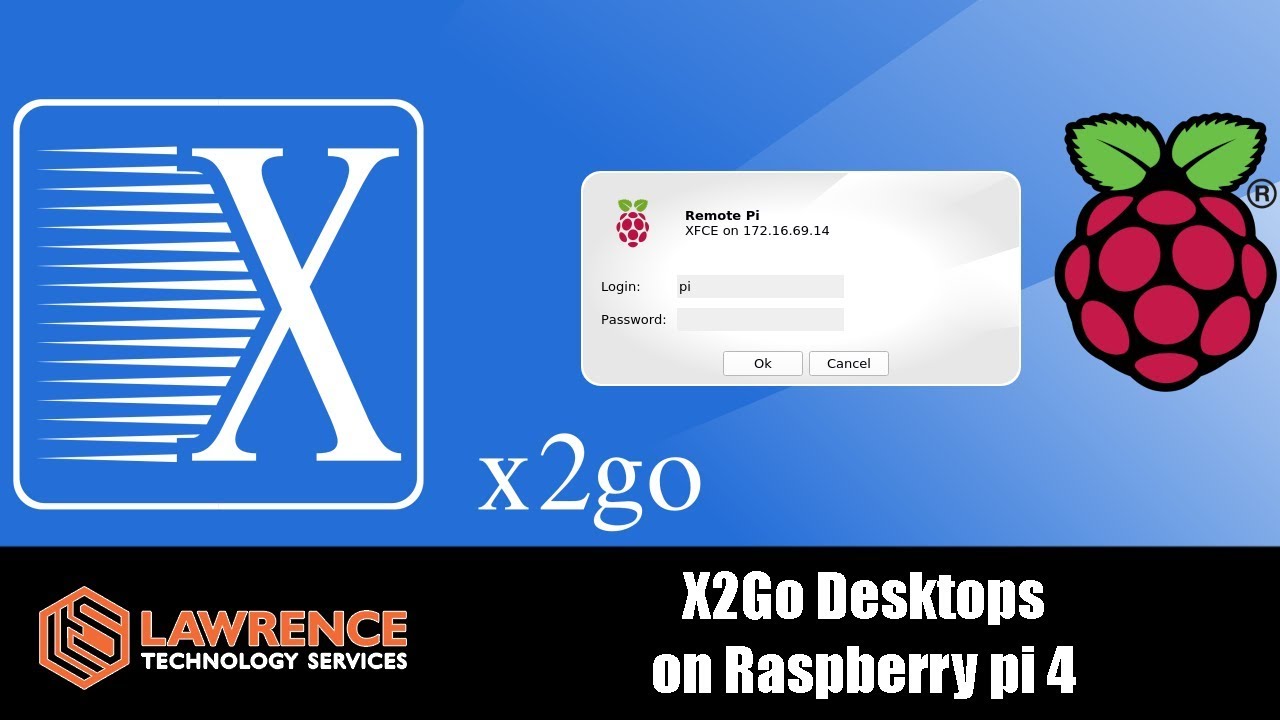 X2Go Desktops Running on a 4GB Raspberry pi 4: XFCE, MATE, LXDE, KDE-Plasma