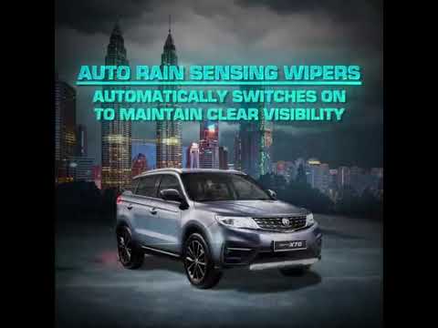X70's Auto-Rain Sensing Wipers