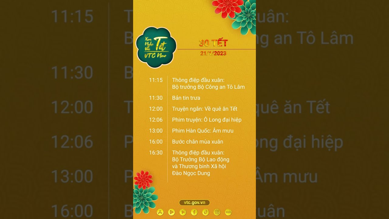 Xem gì trên VTC Now ngày 21/01 (tức 30 Tết) | VTC Now