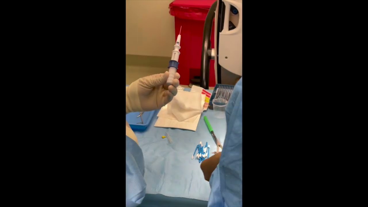 XEN gel stent step by step with temp incision