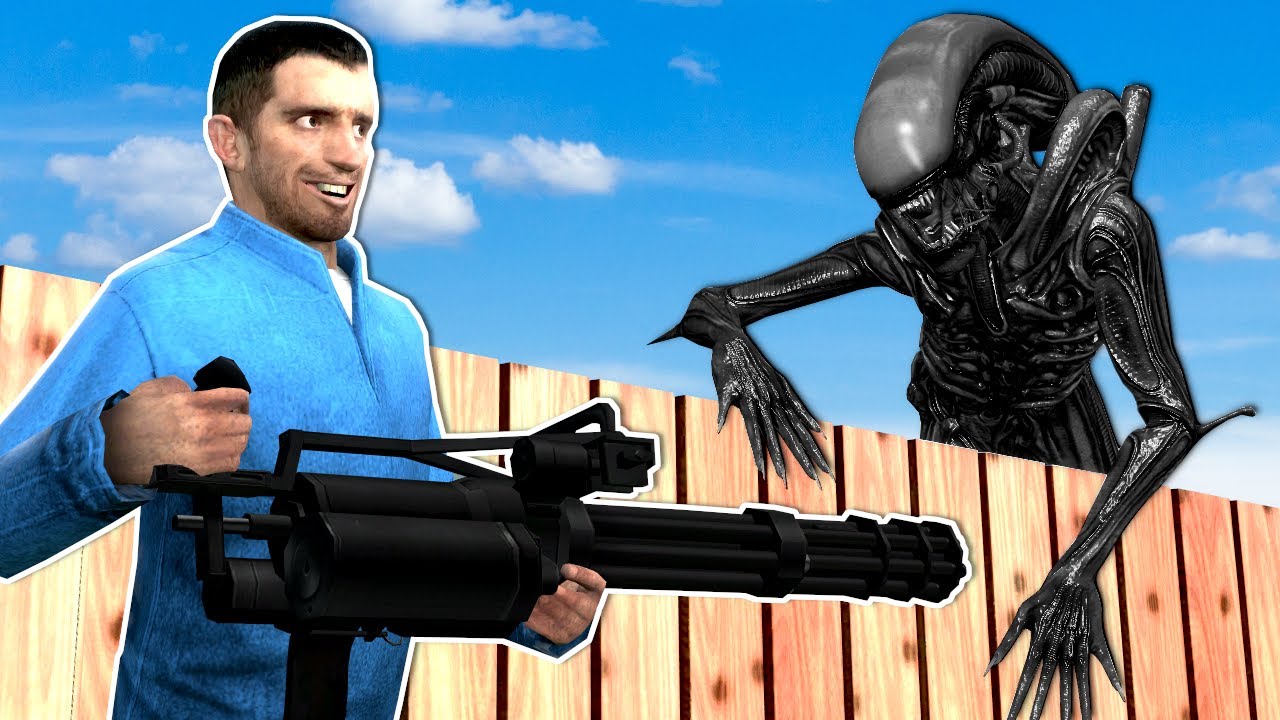 XENOMORPHS ATTACK OUR FORT! (Garry's Mod)