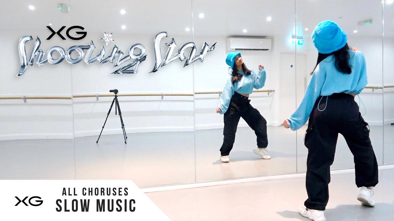XG - 'SHOOTING STAR' - Dance Tutorial - SLOW MUSIC + MIRROR (Chorus 1, 2 & 3)