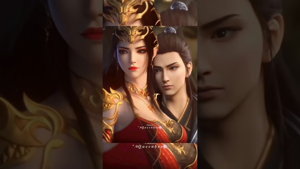 Xiao Yan and Queen medusa romantic moment [ BTTH ] #donghua #xiaoyan #anime