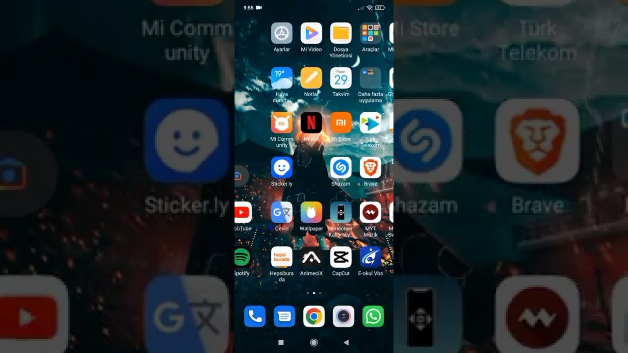 Xiaomilerde Canlı/Hareketli Duvar Kağıdı Yapma