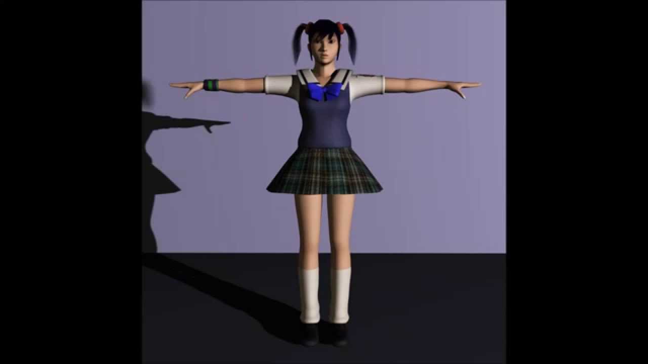 Xiaoyu Schoolgirl 3D Modeling in 3ds Max (Fan Made)
