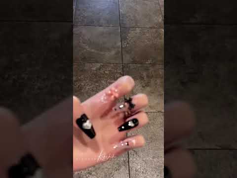 Xinh dep tuyt zoii ✨🖤#nailboxvn #foryou #nails #ponynailboxvn #xuhuong #xh