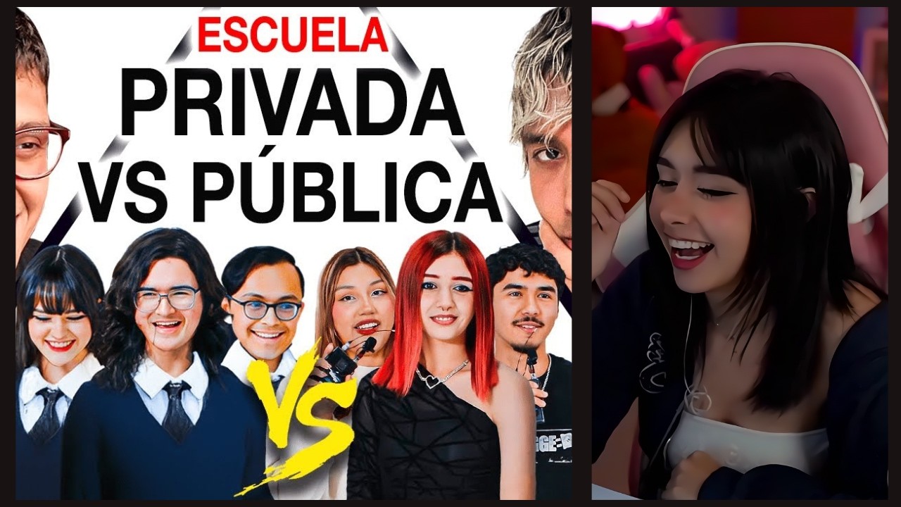 xLightMoonx REACCIONA a ESCUELA PRIVADA VS ESCUELA PÚBLICA | ONE COIN 🪙