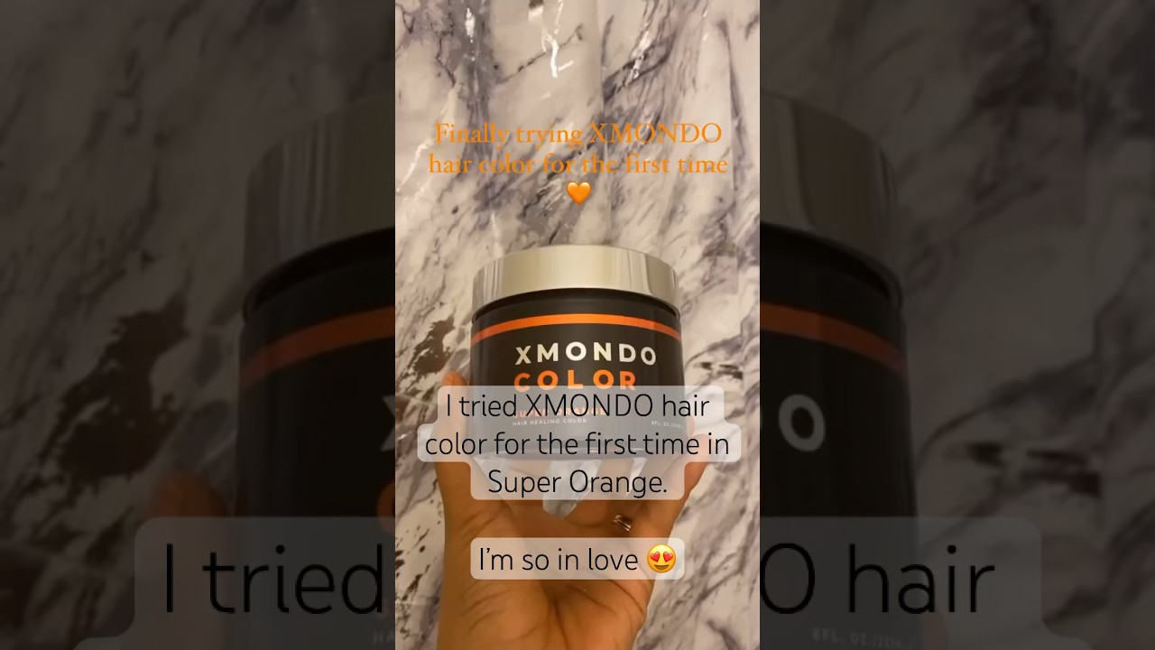 ⁠@XMONDOHair Color: Super Orange #hair #superorange #color @BradMondo