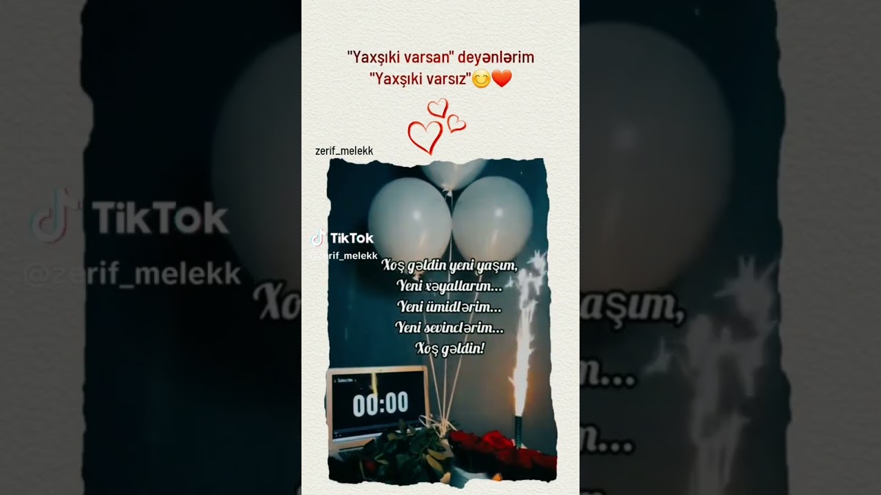 Xoş geldin yeni yaşım😍