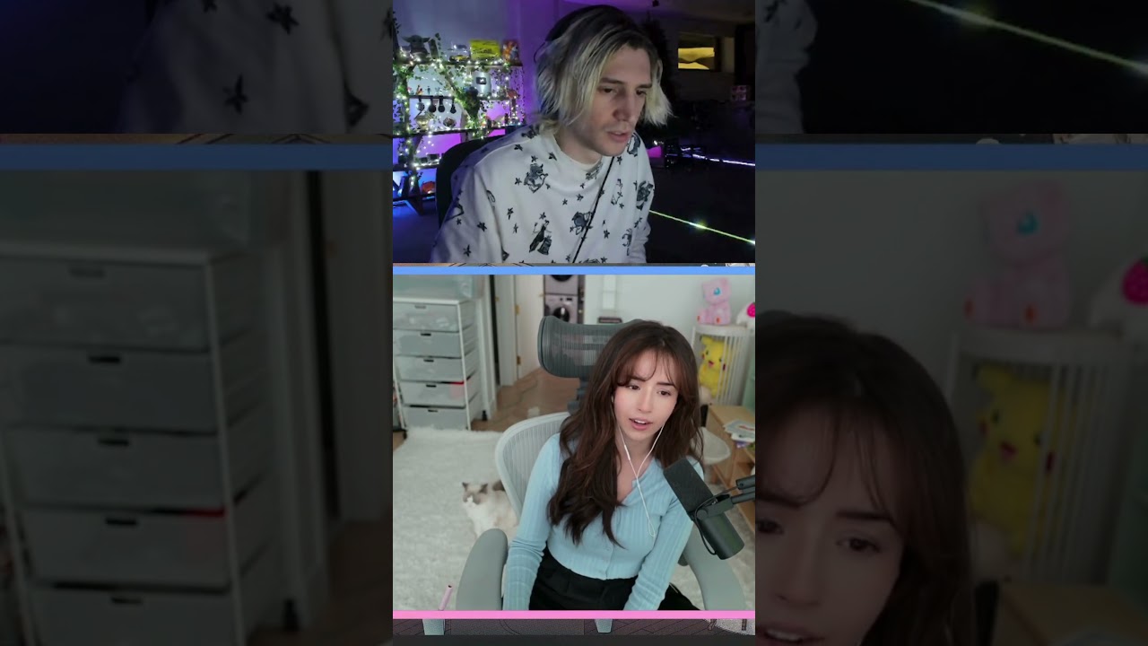 xQc reacts to Pokimane get MAD at him... 💀