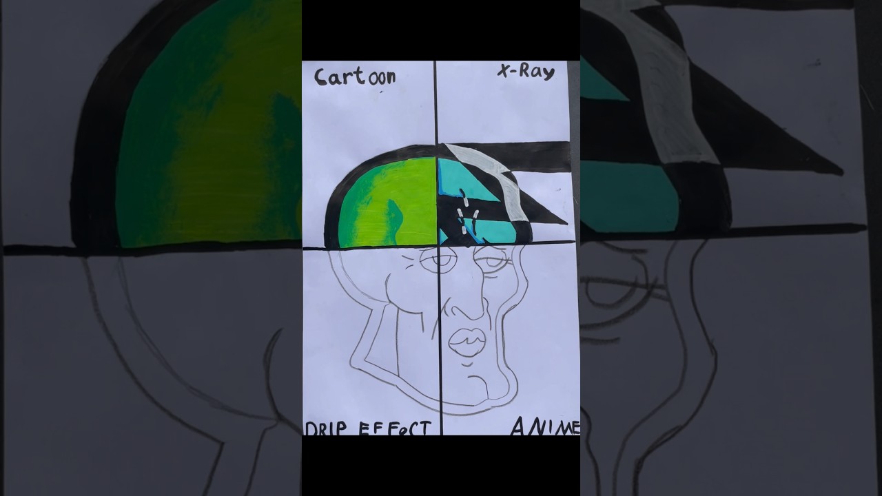 X-RAY | TADEUS SIGMA - Part II #drawing #malen #tadeus #X-ray #spongebob