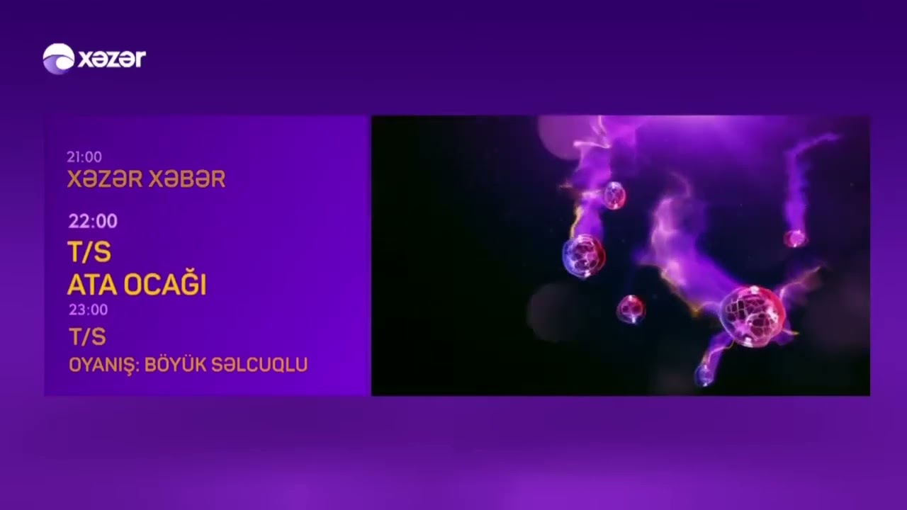 Xəzər TV 🇦🇿 - Yayın Akışı Jeneriği [18 Eylül 2016 - 1 Ocak 2023]