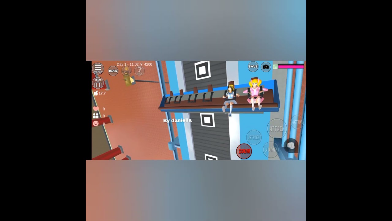 y oung girl game🙎‍♀️#games #bydaniella #simulator #girl #young #friend