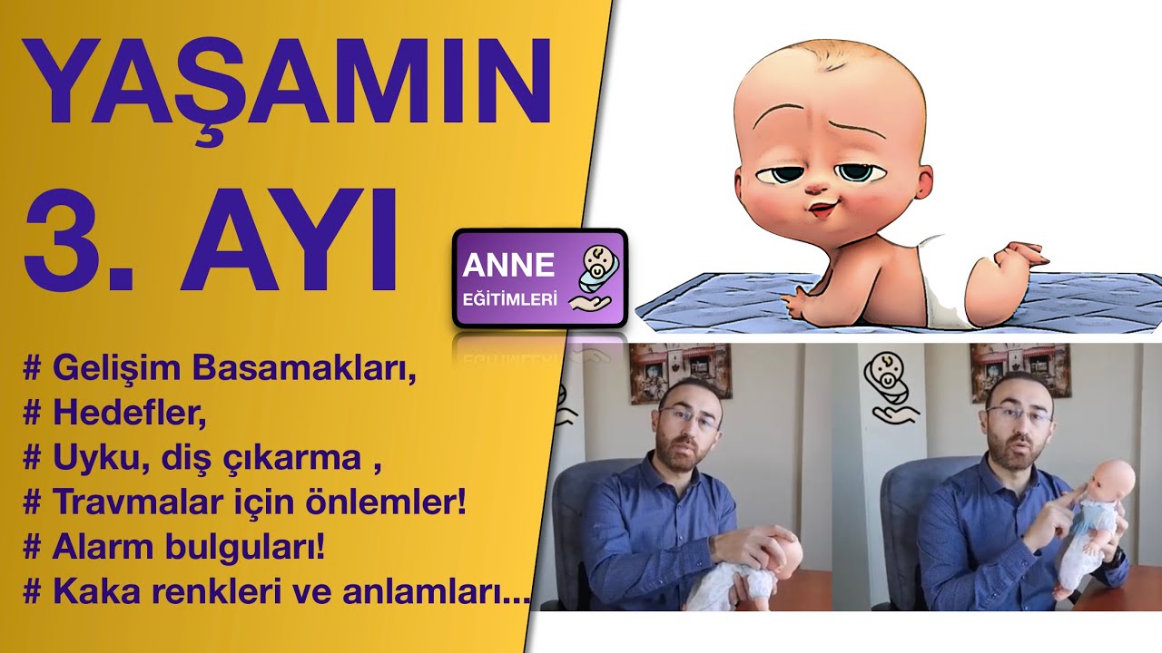 Yaşamın ÜÇÜNCÜ AYI (Takip, Gelişim, Uyku, Güvenlik, 4. trimestr, Alarm Bulguları...)