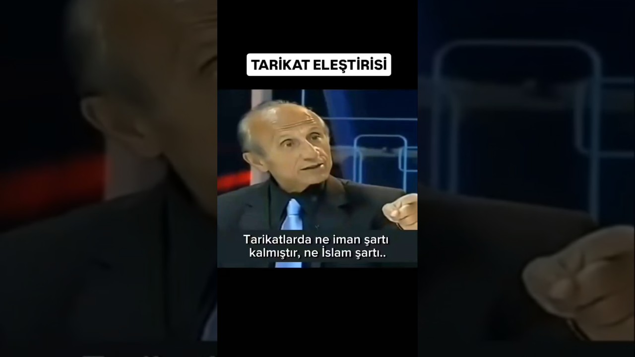 Yaşar Nuri Öztürk'ün Tarikat Eleştirisi.      #yaşarnuri #tarikat #tarikatlar #şeyh #iman #din