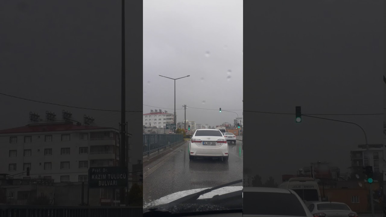 yagmurlu bir osmaniye sabahına günaydın