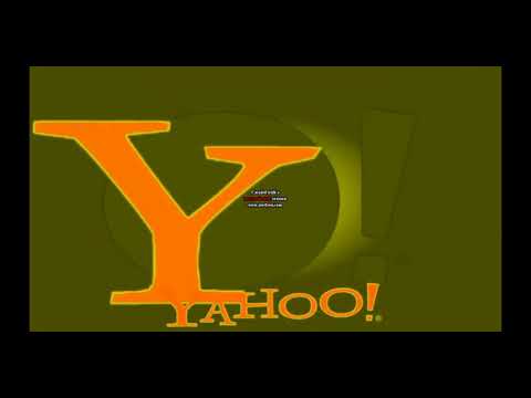 Yahoo logos in sponge effects