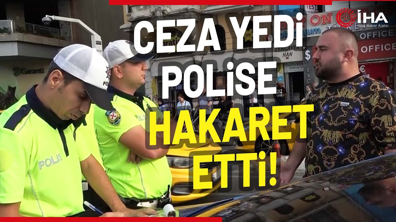 Yaklaşık 5 Bin Lira Ceza Yiyen Adam Polisi Çileden Çıkardı